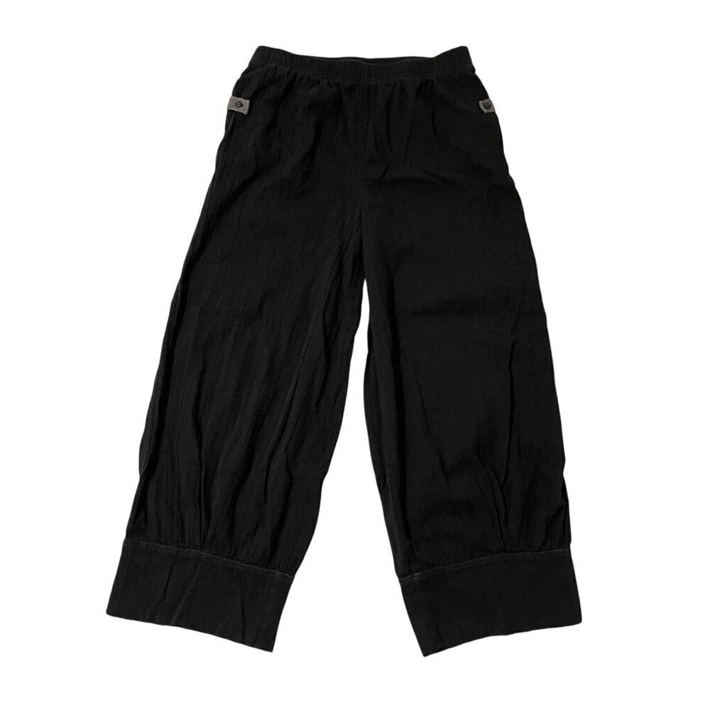 Free People Gauze Lantern Harem Pull-On Pants Pockets Black size Small